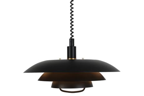 Aneta Lighting EPSILON taklampe med heis, svart, E27