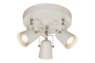 Aneta Lighting METZ takspot 3-lys plate, hvit, RAL9003, 3xGU10 (7041661273351)