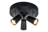 Aneta Lighting PILOT takspot rund 3-lys, svart, 3 x GU10 (7041661273801)