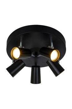 Aneta Lighting PILOT takspot rund 5-lys, svart, 5 x GU10 (7041661273825)