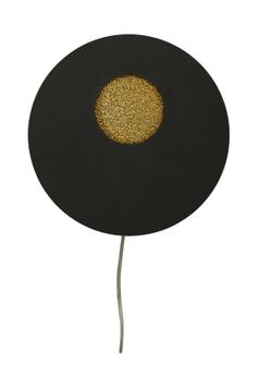 Aneta Lighting PLANET vegglampe,  svart/ gull,  LED, 3-trinns dimmer (7041661274587)