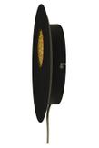 Aneta Lighting PLANET vegglampe,  svart/ gull,  LED, 3-trinns dimmer (7041661274587)