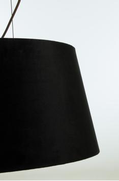 Aneta Lighting OMEGA taklampe, svart m svart takkopp, 4 x E27 (7041661269668)