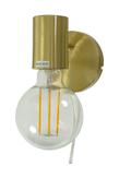 Aneta Lighting STRICT vegglampe,  matt messing, E27 (7041661272453)