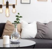 Aneta Lighting STRICT taklampe 4-lys, svart, 4 x E27 (7041661271937)
