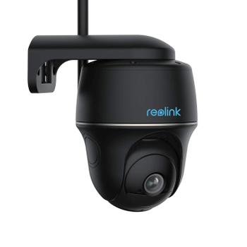 Reolink Argus PT Plus - svart Wi-Fi, batteridrevet 4MP Pan & Tilt-kamera AI - perfekt som fjøskamera