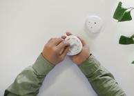 Housegard Housegard Pebble Link trådløs, seriekoblet røykvarsler inkl. 10-års batteri, 2-pack (601145)