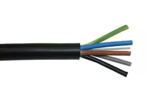TECCON Tec-Flex Kabel 4G1,5mm² sort (metervare)