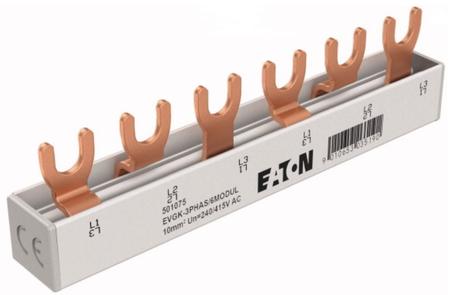 Eaton Samleskinne 3-fas L1+L2+L3 6modul (1604095)