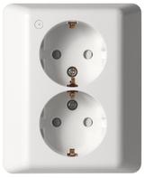 Futurehome Smart Stikkontakt Innfelt Hvit