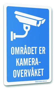 Reolink klistremerke - "Området er kameraovervåket" miljøvennlig plast - 150x200mm