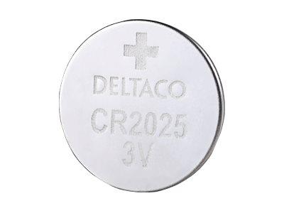 Deltaco Ultimate batteri - 10 x CR2025 - Li (en pakke 10) (ULTB-CR2025-10P)