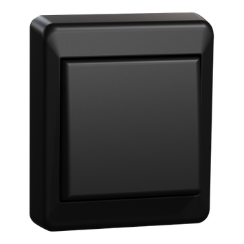 ELKO Bryter 1-polet påvegg RS16 sort (1411861)