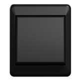 ELKO Bryter 1-polet påvegg RS16 sort (1411861)