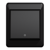 ELKO 2-polet bryter påvegg RS16 sort (1411862)