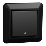 ELKO 2-polet bryter innfelt RS16 sort (1410232)