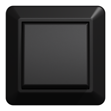 ELKO 1-polet bryter innfelt RS16 sort