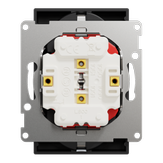 ELKO Dobbel stikkontakt for ramme RS16 sort (1510793)