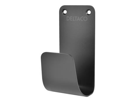 Deltaco E-Charge Kabelholder Sort SS304 (EV-5115)