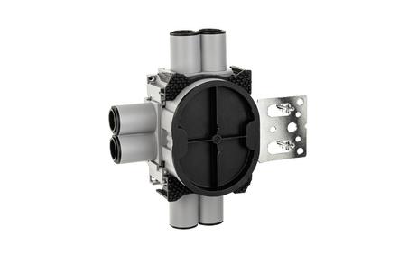 SG Veggboks 9/12mm 6-løp vertikal stender 1,5 Grå