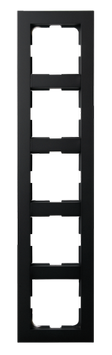 ELKO Plus Kombinasjonsramme 5-hull RS16 sort