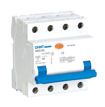 Cenika Chint Jordfeilautomat 40A 3+N C-kar (1616622)