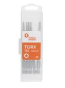 Toolsinvent BITS TORX TX15 100mm 5pk