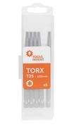 Toolsinvent BITS TORX TX25 100mm 5pk