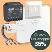 ELKO Enova pakke varmekabler og varmtvannsbereder 400V