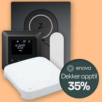 Futurehome Enova pakke elbil og varmekabler sort