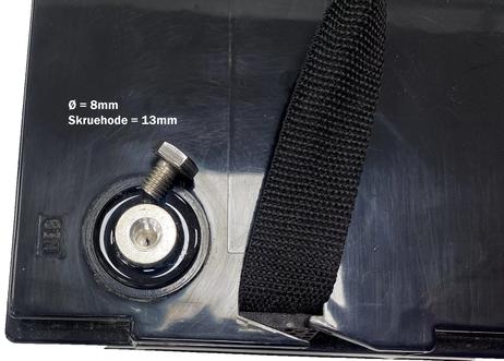 Ontario PRO X Heat 12.8V 200Ah LiFePO₄ litiumbatteri (med varme og blåtann) (ONT12V-SYL-200AH-H)