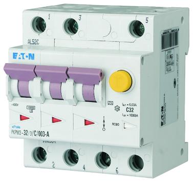 Eaton Jordfeilautomat PKPM3-10/ 3/ C/ 003-A (1654720)