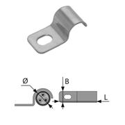 Castor Halvsadel 16mm S1-1x16