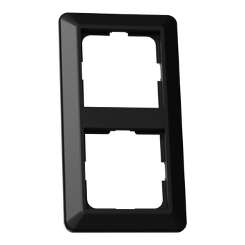 ELKO Kombinasjonsramme 2-hull RS16 sort (1411712)