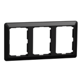 ELKO Dobbelstikkramme 3-hull RS16 Sort (1411733)