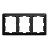 ELKO Dobbelstikkramme 3-hull RS16 Sort (1411733)