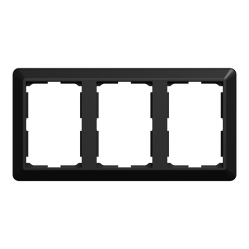ELKO Dobbelstikkramme 3-hull RS16 Sort