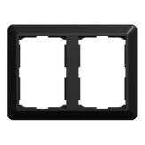 ELKO Dobbelstikkramme 2-hull RS16 Sort (1411732)