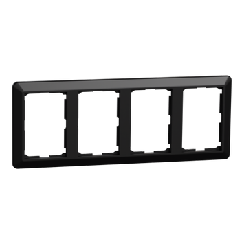 ELKO Dobbelstikkramme 4-hull RS16 Sort (1411734)