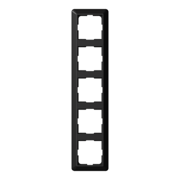 ELKO Kombinasjonsramme 5-hull RS16 Sort