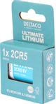 Deltaco Ultimate Lithium, 6V, 2CR5, 1-pk (ULT-2CR5-1P)
