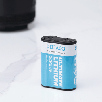 Deltaco Ultimate Lithium, 6V, 2CR5, 1-pk (ULT-2CR5-1P)