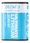 Deltaco Ultimate Lithium, 6V, 2CR5, 1-pk (ULT-2CR5-1P)