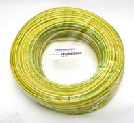 EL Strømpe PVC 12mm Gul/Grønn 50m