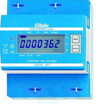 Eltako Digital kWh måler DSZ15DE-3x80A 3F+N