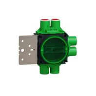 Schneider Multifix Veggboks enkel 12-27mm 6-løp m/stenderfeste