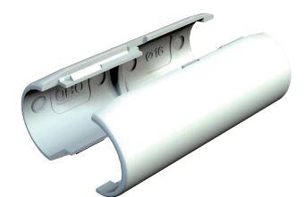 OBO Bettermann Quick Pipe skjøtemuffe 16mm