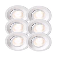 Plejd Downlight Tilt Hvit 8W 6-pk