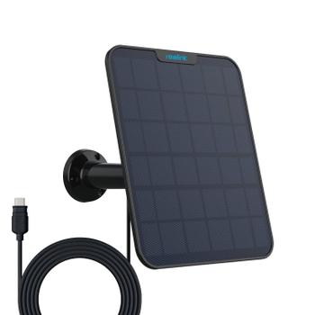 Reolink solcellepanel - 6W - USB-C - svart inkludert micro-USB-adapter (Reolink-Solar-Panel-6W-BK)