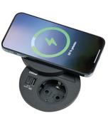 EVOline Circle80 DisQ - sort 15W magnetisk hurtiglader (1500027217S9849)